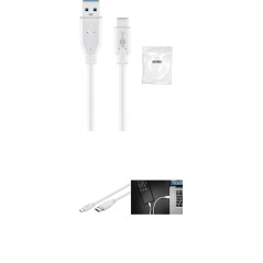 Goobay 50cm USB Type-C Cable - Durable White High-Speed Charging & Data Transfer, Product No: 4040849671852